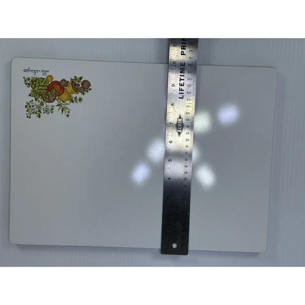 VINTAGE CORNING WARE LA SAUGE SPICE OF LIFE COUNTER SAVER CUTTING BOARD MUSHROOM
